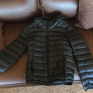 Aritzia hooded down jacket